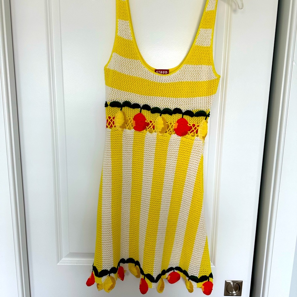 Staud Knit Citrus Dress Size S